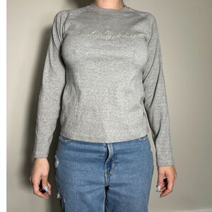 Baby Phat Gray Longsleeve T Shirt Size XL